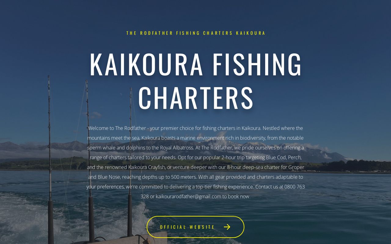 The Rodfather Fishing Charters Kaikoura